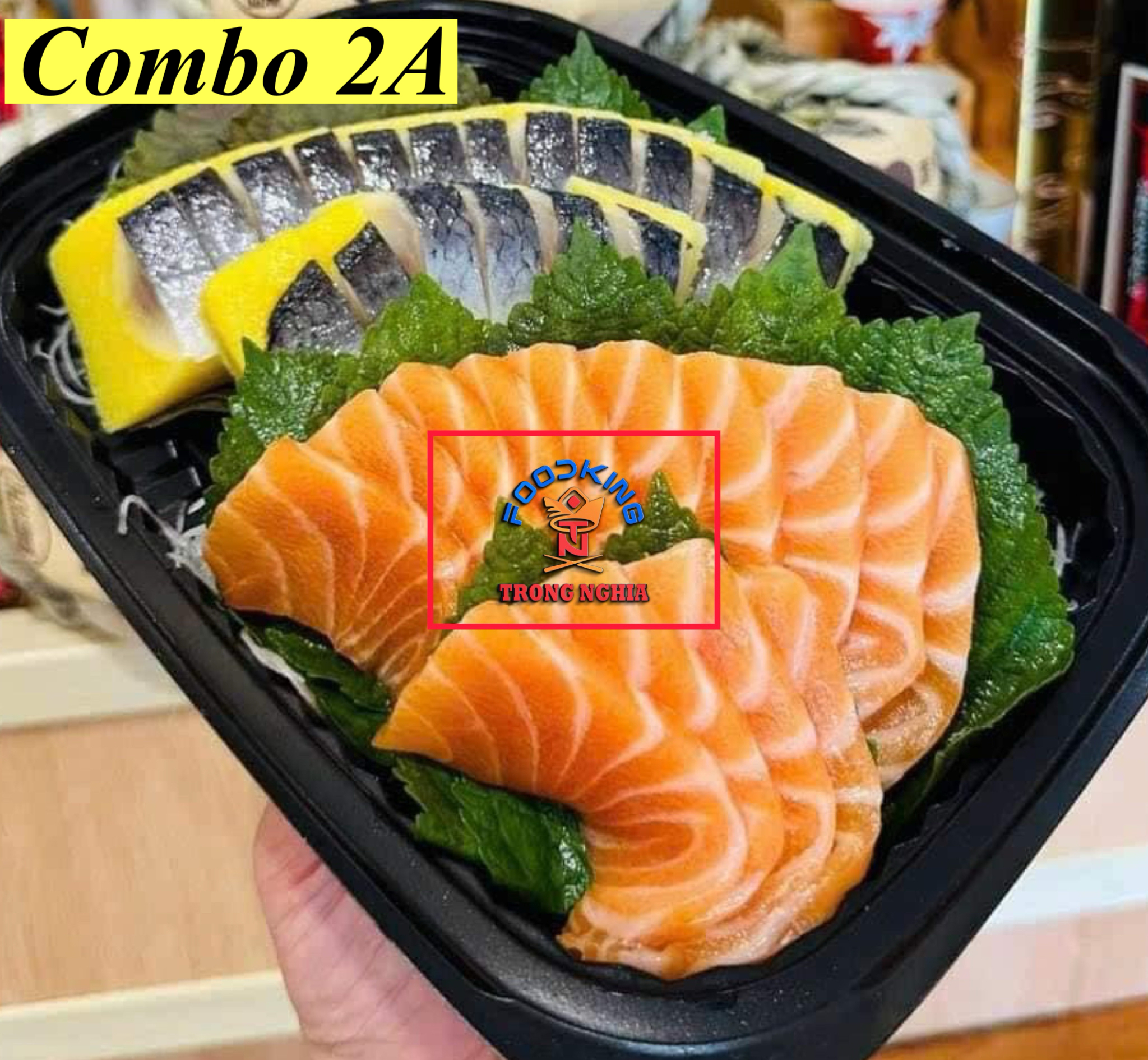 Set sashimi 2A : Cá Hồi + Cá Trích